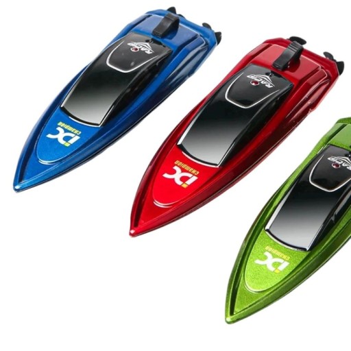 Mini łódź RC 11 x 3 x 2,3 cm 5 km/h Podwójny silnik LED światło 2,4 GHz Zdalne sterowanie 20 m Bateria litowa 3,7 V 100 mAh Zabawka wodna dla dzieci