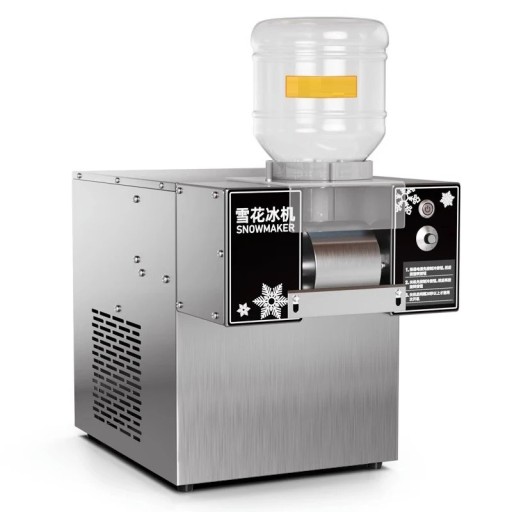 Mini macchina per la produzione di neve 360W 220V 50Hz Macchina automatica per la produzione di fiocchi di neve 60kg/24h Generatore di neve Tritacubo 29 x 48,5 x 34 cm