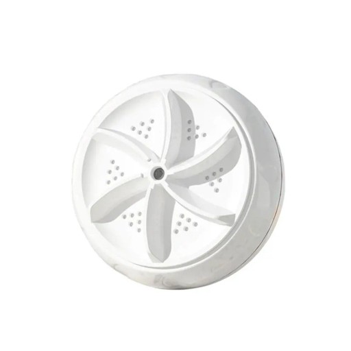 Mini mașină de spălat ultrasonică pentru hainele de copii, lenjerie și șosete 60 W 5 V 9 cm albă cu rotație înainte și înapoi pentru călătorii și vacanțe