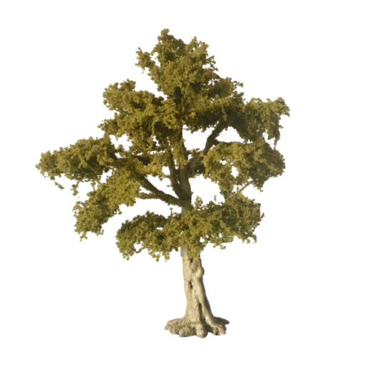 Mini modeltræ Realistisk dekorativt træ til diorama modellandskab trådkrop detaljeret løv