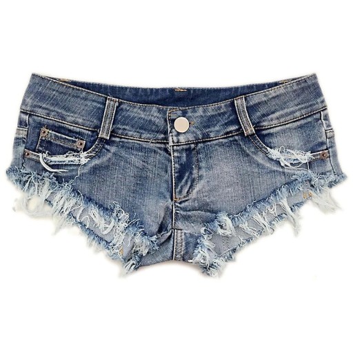 Mini pantaloni scurți din denim pentru femei Emanuela