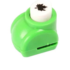 Mini Paper Punch in the Shape of a Maple Leaf Punch for Shaping Maple Leaf Motifs into Paper Paper Punch for Children Children's Maple Leaf Punch 3 x 2.5 x 3.2 cm