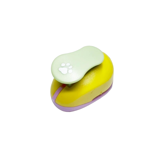 Mini perforadora de papel con forma de pata Perforadora con forma de pata Perforadora de papel para niños Perforadora infantil con forma de pata 5 x 4,5 x 3 cm