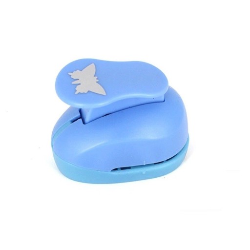 Mini perfuradora de papel em forma de borboleta Perfuradora que cria o motivo de borboleta no papel Perfuradora de papel para crianças Perfuradora infantil com borboleta 5 x 4,5 x 3 cm
