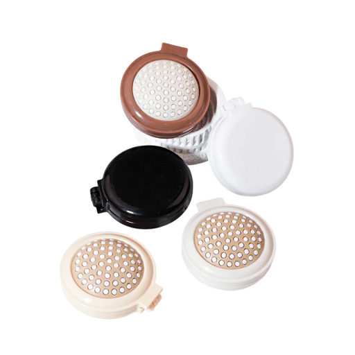 Mini pettine pieghevole per lo styling con specchio Spazzola massaggiante da viaggio compatta Cuscinetto ad aria Design a pressione