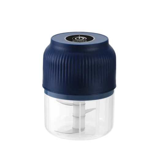 Mini picador elétrico de legumes 250 ml USB recarregável picador de alho sem fio picador de alimentos de cozinha 11,5 × 8 cm