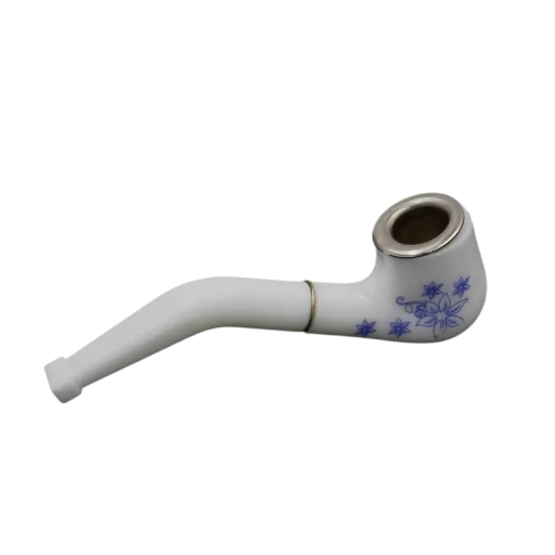 Mini pipa de fumar ultraligera 6,3 cm resina compacta pipa de bolsillo para tabaco para viajes uso diario