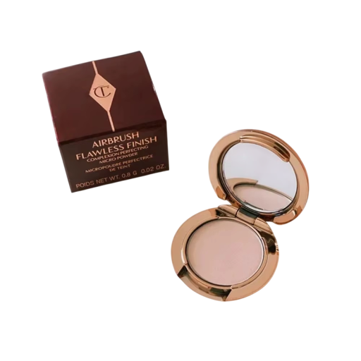 Mini poudre fixante libre Huileuse et waterproof Longue tenue régulation de la brillance Effet illuminateur pour tous types de peau