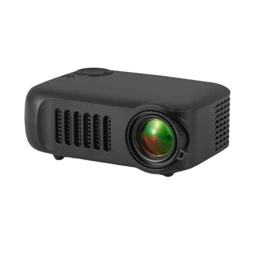 Mini projektor A2000 Přenosné domácí kino Kompaktní projektor LED projektor 13,5 x 9,7 x 5 cm 4K HDMI port