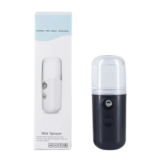 Mini pulverizador USB nano 30 ml 10 x 3,7 cm Humidificador portátil de pele Atomizador facial Névoa hidratante Spray de viagem