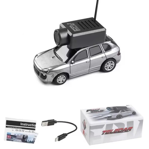 Mini RC bil WLtoys 6401 1:64 med 720P FPV kamera WiFi kontrol via app 2.4G tre hastigheder 30 m rækkevidde