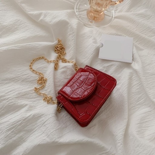 Mini sac à main pour femme avec motif serpent