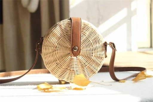 Mini sac en paille pour femmes