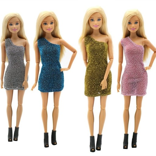 Mini šaty pre Barbie A137