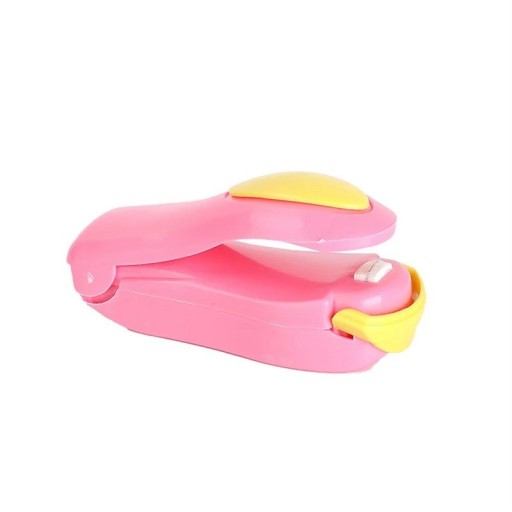 Mini sigilator cu vid pentru alimente 9 x 3,5 x 3,3 cm Sigilator portabil pentru depozitare a alimentelor alimentat cu 2 baterii AA Ambalaj alimentar mic Sigilator termic