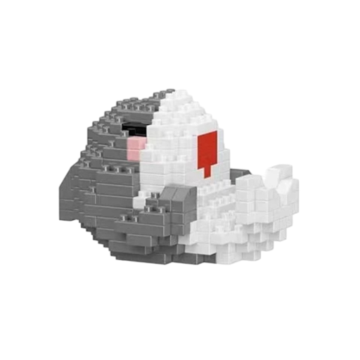 Mini Stavebnice Creativă Rechin 7,2 x 5,2 x 4,5 cm Lumea Subacvatică Oceanică Blocuri de Particule Model Educațional de Animal Compatibil cu Mică Stavebnice