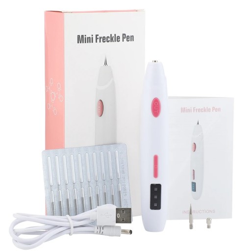 Mini stylo plasma laser pour l'élimination des taches de rousseur, des grains de beauté, des verrues, des taches sombres et des tatouages pour enlever les défauts de la peau 13x2,5x2 cm