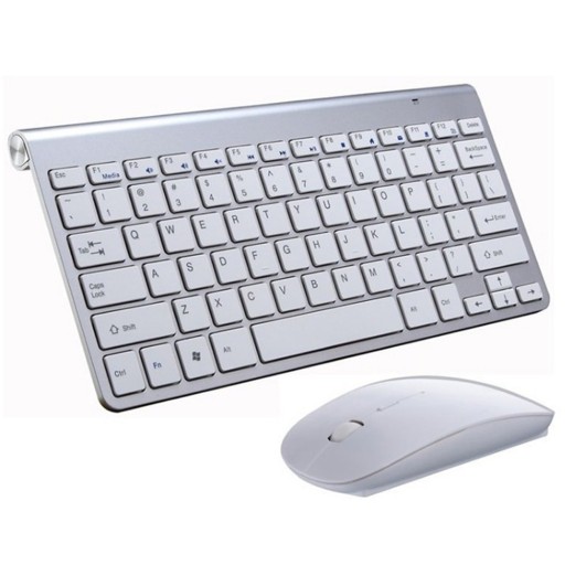 Mini tastatură wireless cu mouse