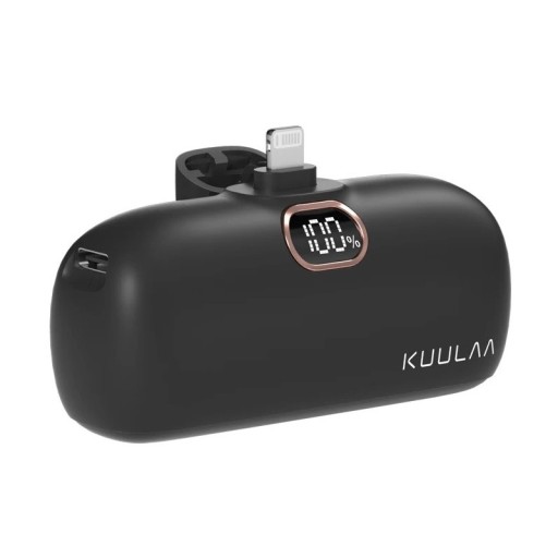 Mini trådløs powerbank Lightning 5000 mAh