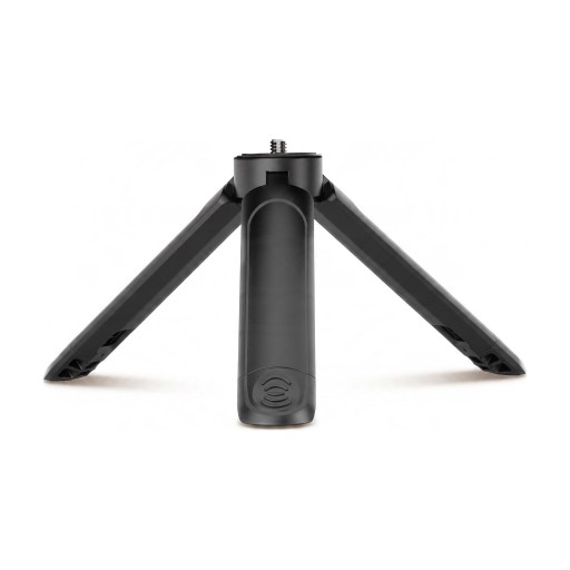 Mini trépied pour caméras d'action Flymile avec pieds rétractables Vis 1/4 pouce Charge maximale 2 kg Noir Pour DJI Osmo Pocket Insta360 et GoPro