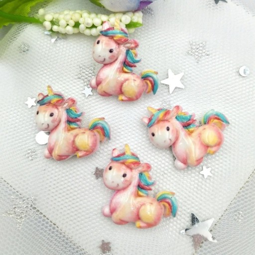 Mini unicornios decorativos 10 piezas C573