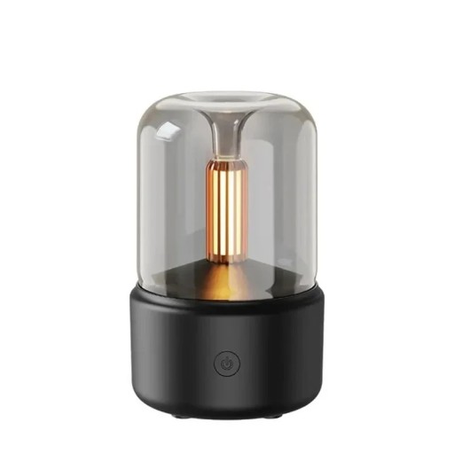 Mini USB aroma diffúzor Párásító éjszakai fénnyel Hordozható csendes párásító hálószobába irodába