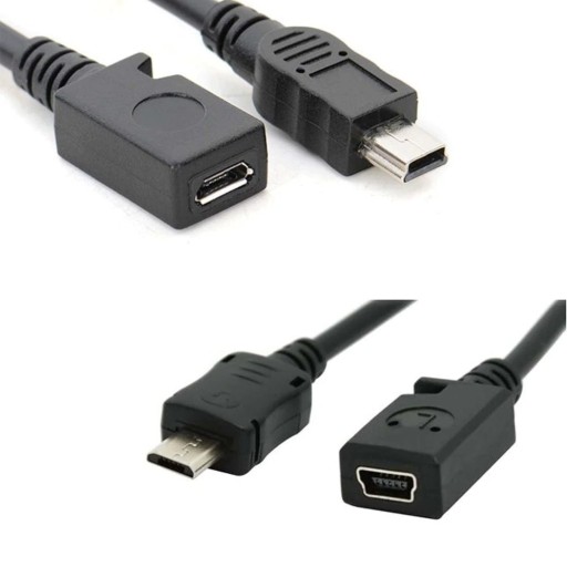 Mini USB til Micro USB adapter