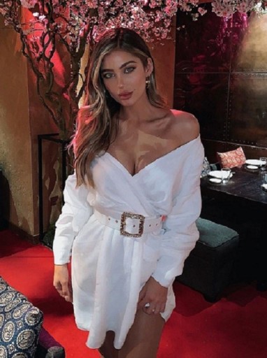 Mini vestidos com cinto