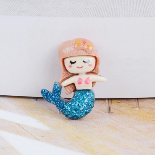 Mini zeemeermin decoratie 10 stuks