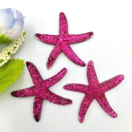 Mini zeester decoratie 10 stuks