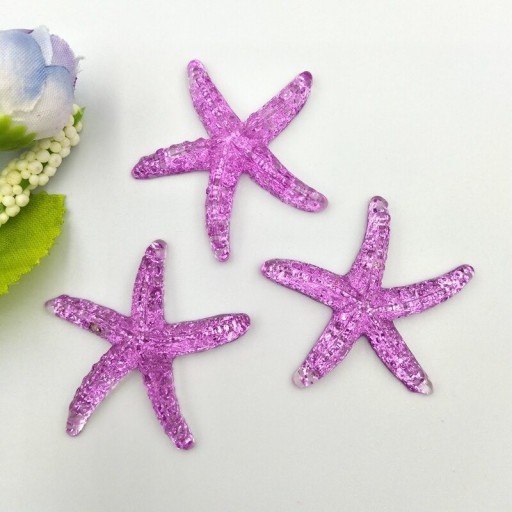 Mini zeester decoratie 10 stuks