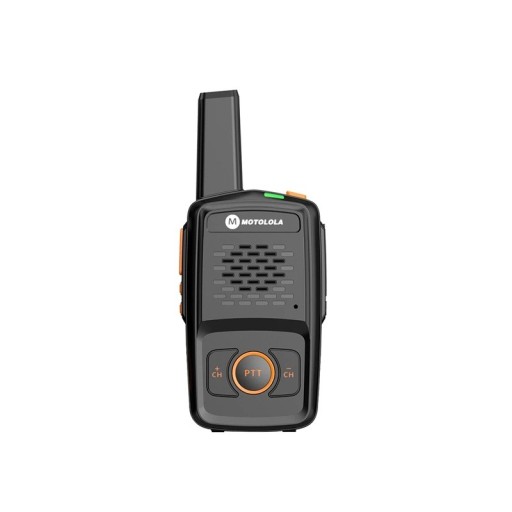 Mini zender Motolola AR-N1 met 16 kanalen dubbele PTT USB-C opladen oplaadbare batterij zwart voor outdoor toerisme en werk