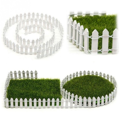 Miniature clôture en bois pour jardin J1386