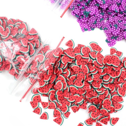 Miniature de fruits pour slime 1000 pcs