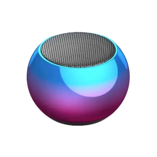 Miniaturowy bezprzewodowy głośnik Bluetooth 5.0 M3 przenośny stalowy subwoofer tryb zewnętrzny dodatkowy bas stereo ładowanie USB dźwięk 3D 300mAh
