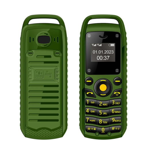 Miniaturowy telefon z przyciskiem SERVO OLED 2G Dual SIM Bluetooth Micro USB Gniazdo microSD Wyjmowana bateria 380 mAh Obsługa wielu języków