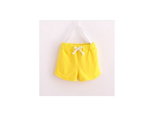Minőségi gyermek rövidnadrág - sárga