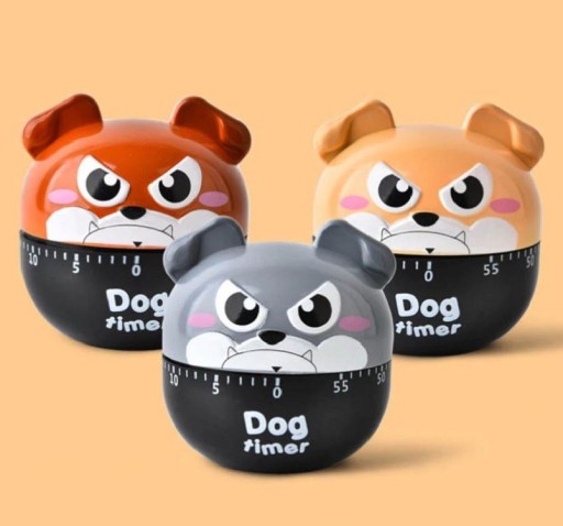 Minutera meccanica a forma di cane