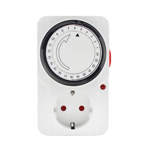 Minuteur EU 11,7 x 8 x 7 cm Prise de cuisine avec minuterie pour un usage domestique