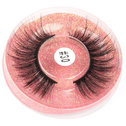 Mix of Various Styles 3D Artificial Eyelashes 10 Pairs False Long Lashes of Different Types Thick Adhesive Mink Eyelashes