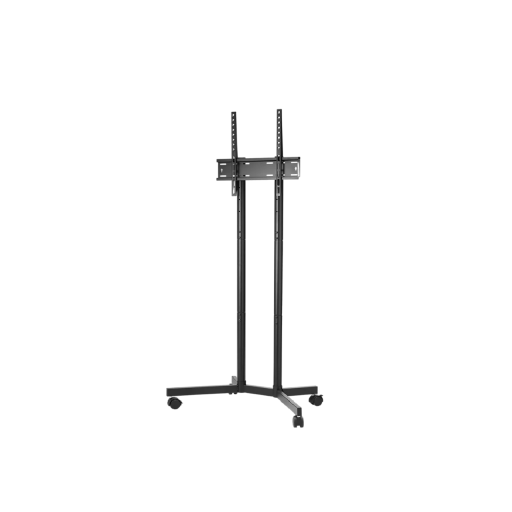 Mobiele televisiestandaard met verstelbare hoogte voor 32–65″ VESA 100×100–400×400 mm zwart voor kantoor en thuis