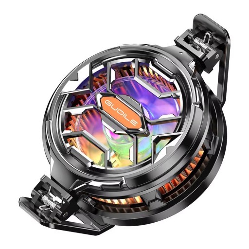 Mobiltelefon Kühler 15W Magnetischer Ventilator mit drehbarem Clip 5000 U/min Starke Kühlung USB C Universeller Kühler 9,3 cm