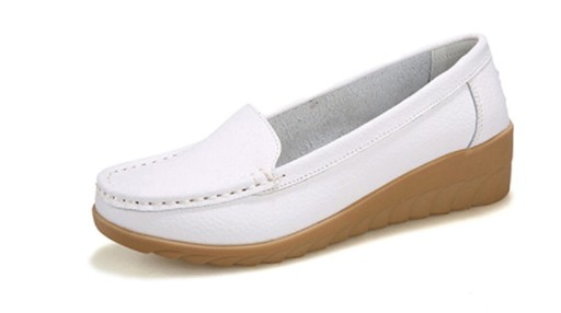 Mocassins de salto para senhora