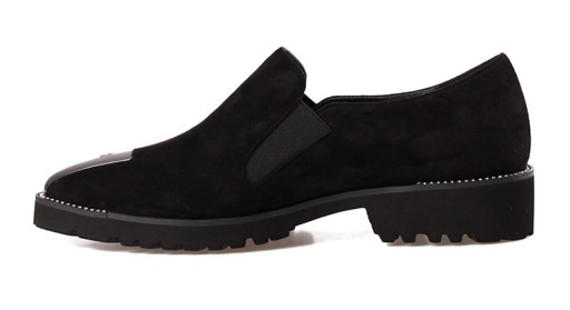 Mocassins de senhora em camurça de luxo