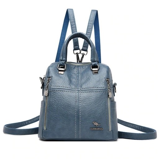 Mochila de couro feminina E819