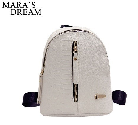 Mochila de moda feminina com padrão em relevo