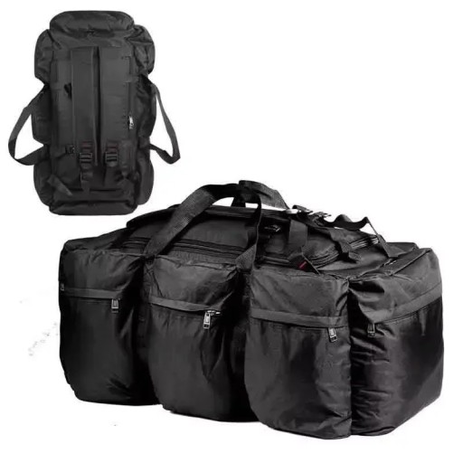 Mochila de viaje y bolsa 100 l Apertura principal desde la parte trasera Bolsillos laterales y correas acolchadas Para trekking, camping y viajes de fin de semana
