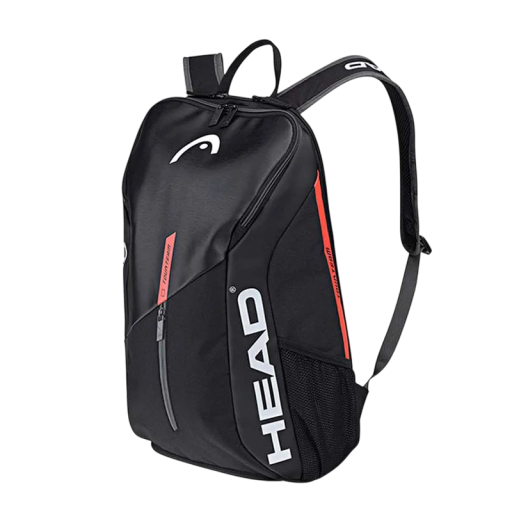 Mochila deportiva para raqueta de tenis, ropa y zapatos 51 x 33,5 x 25 cm Poliéster impermeable + PU Mochila de tenis multifuncional