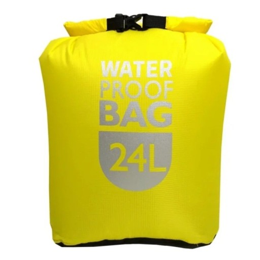 Mochila impermeable y seca de poliéster de 24 l para natación, rafting, kayak, trekking, vela y piragüismo. Mochila deportiva ligera.