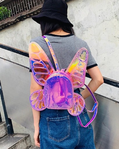 Mochila mariposa mujer